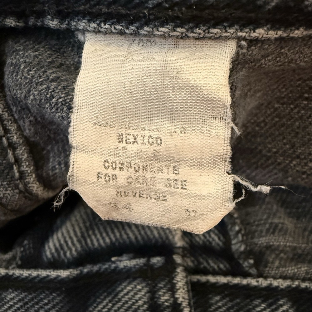 Vintage Faded Glory Mens Cargo Jean Shorts Size 38 Loose Retro 90s Y2K Skater‎ - Picture 4 of 4